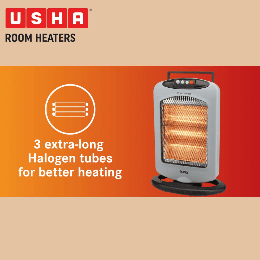 Usha 1200 Watts Instant Heating Room Heater (HH4003)