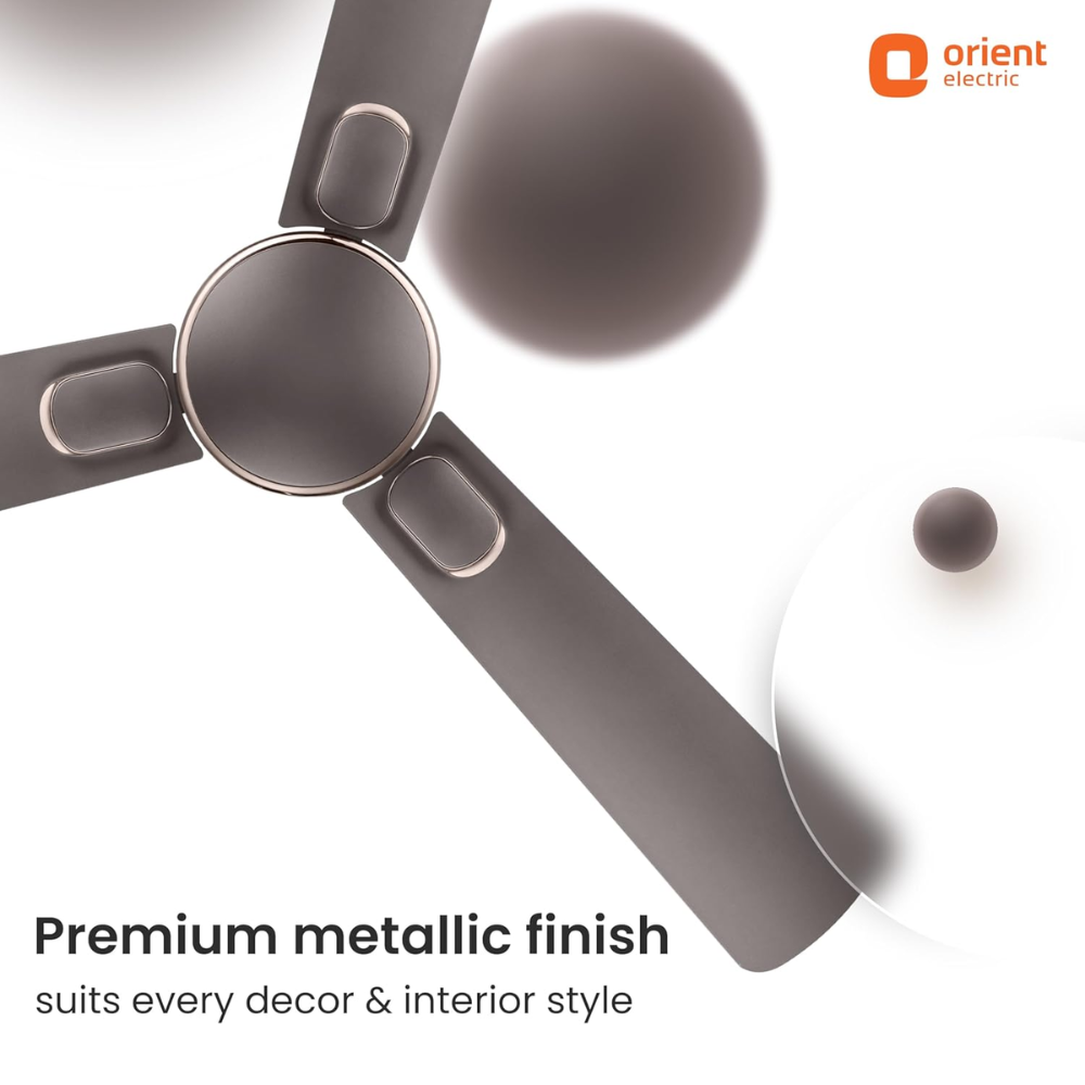 Orient Electric BLANCO, 1200mm 3 Blade 5 Star Rated BLDC Ceiling Fan