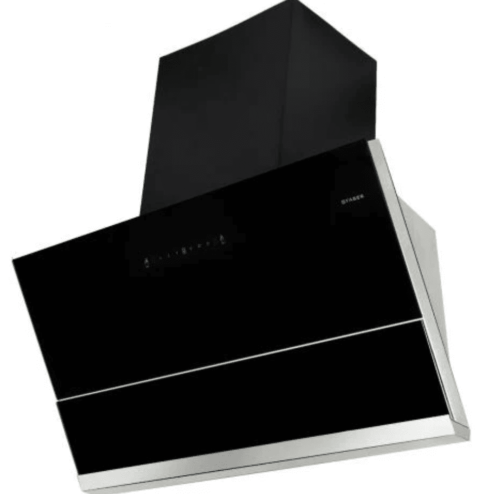 Faber APEX FL HC SC BK, 90 cm 1500 m3/hr Heat Auto Clean Electric Kitchen Chimney (Black)