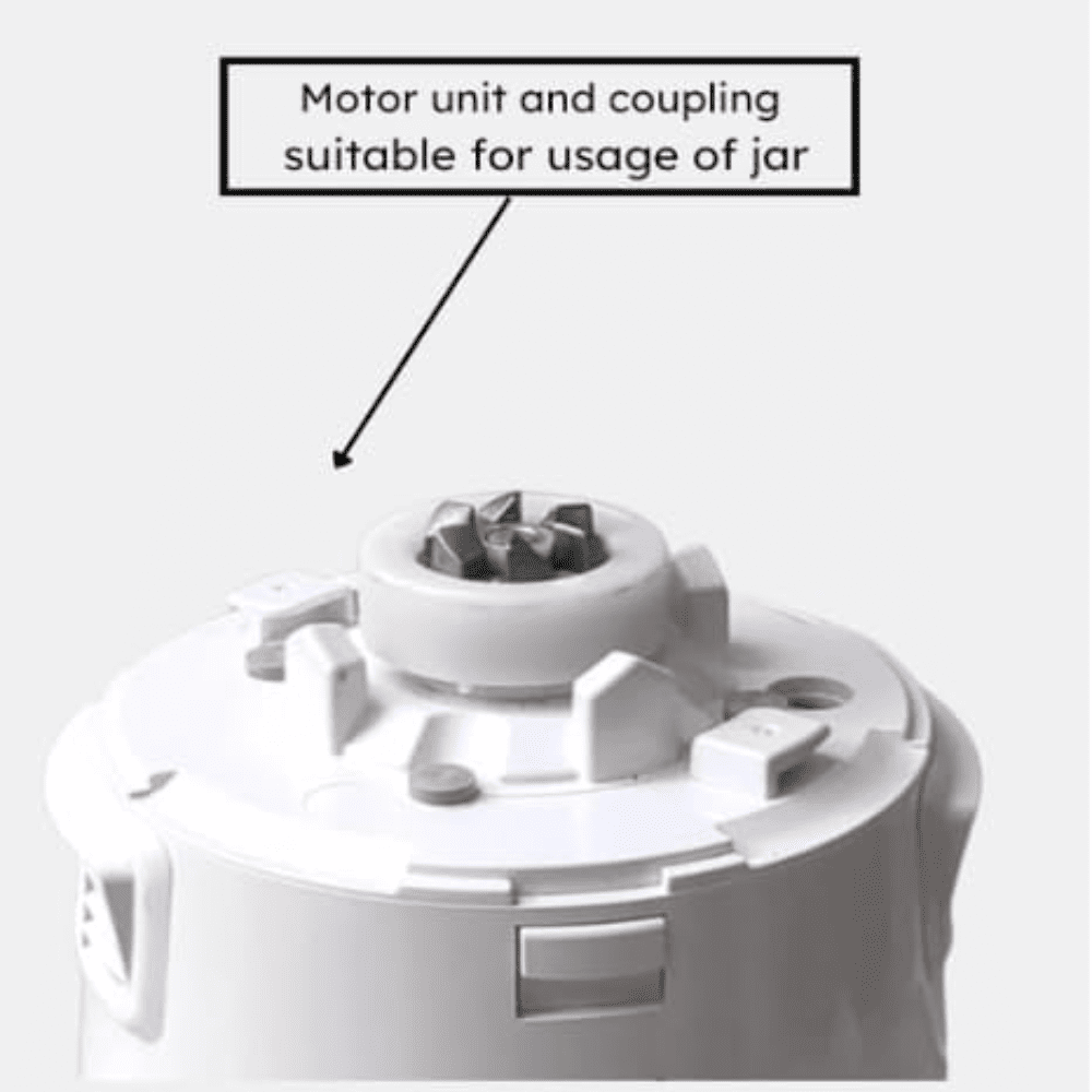 Sujata 900 Watts Mixer Blender with metal soket Jar (Frootmix, White)