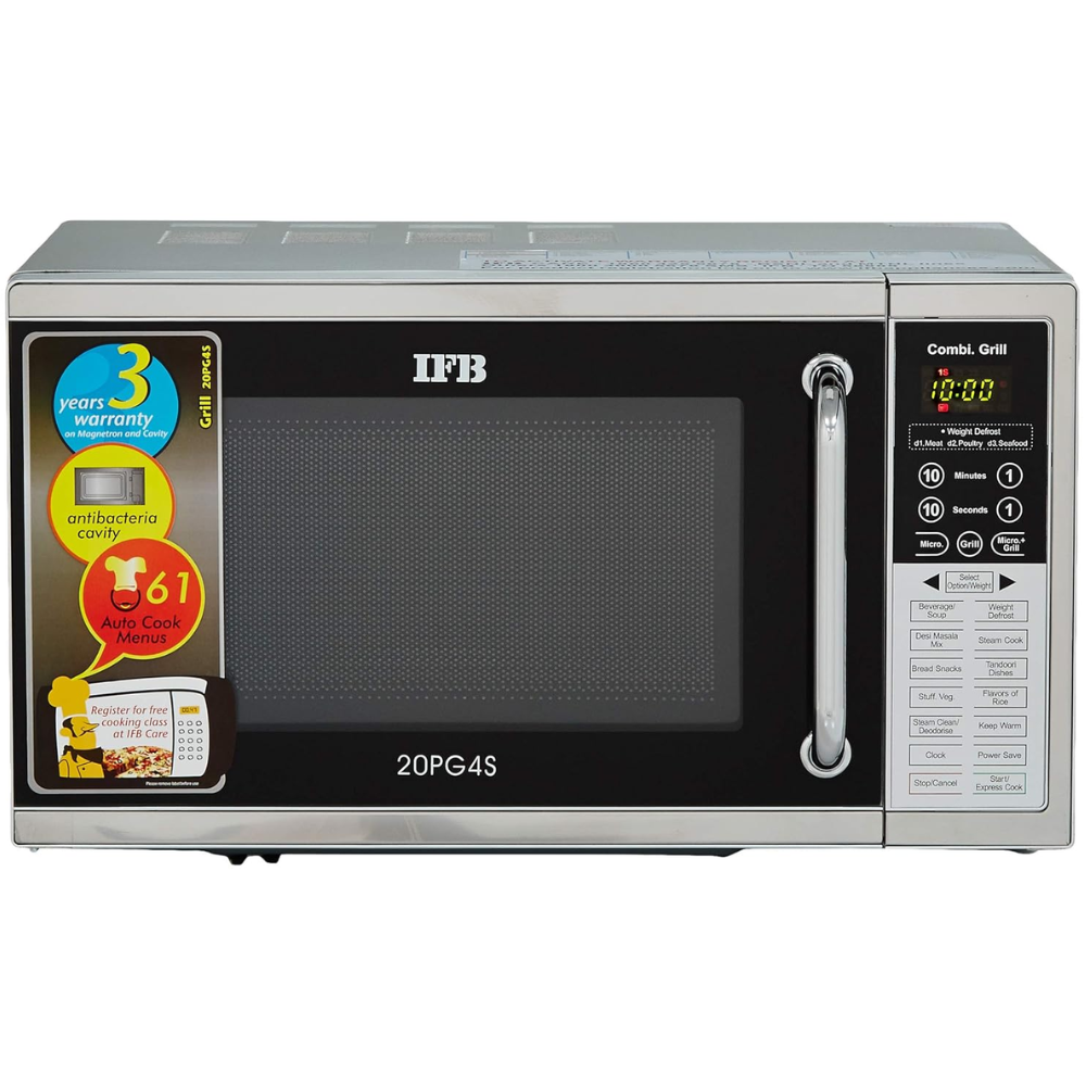 IFB 20 Ltrs Convection Microwave Oven Standard (20PG4S,Black)