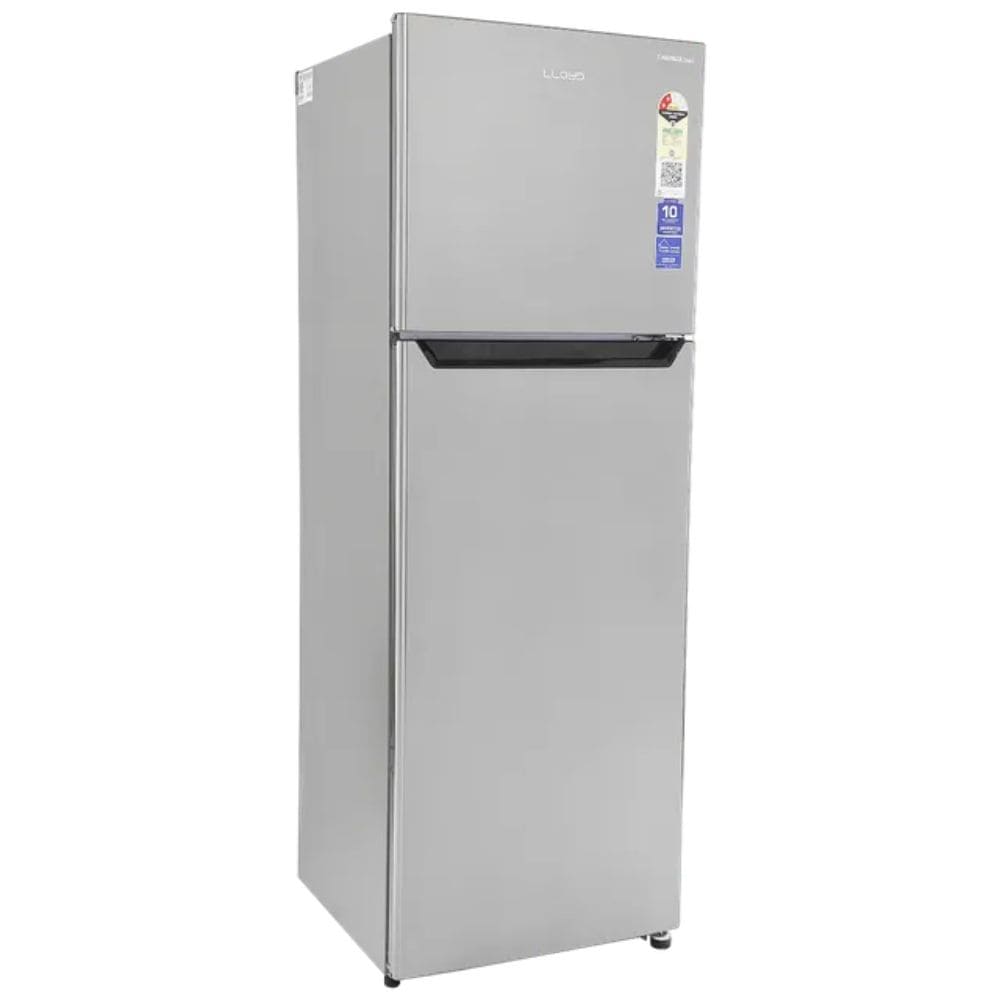 Lloyd 280 Ltrs 2 Star, Inverter Frost Free, Double Door Refrigerator (GLFF312AGST1GC)