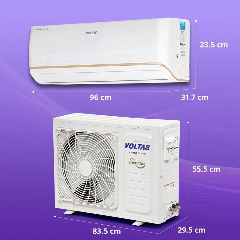 Voltas 1.5 Ton 3 Star Inverter Split Air Conditioner (SAC 183INV VERTIS ZEN.GOLD)