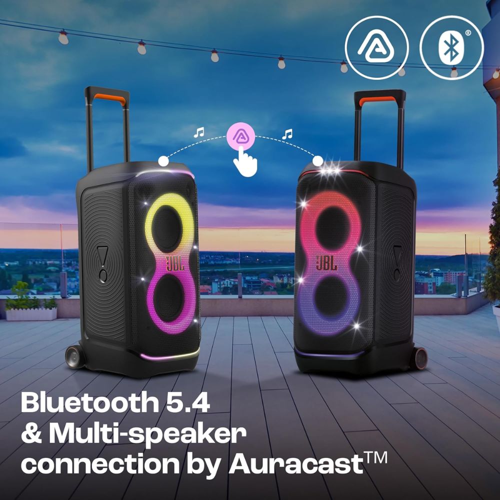 JBL 240 Watts Partybox Portable Bluetooth Speaker (JBLPBSTAGE320IN, Black)