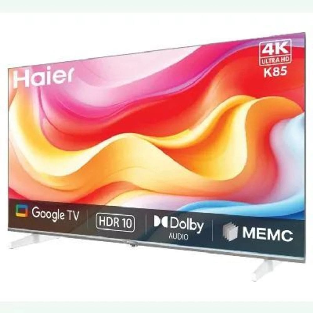 Haier 5H65K85FUX, 65 Inches 4K Ultra HD Smart LED TV, Grey