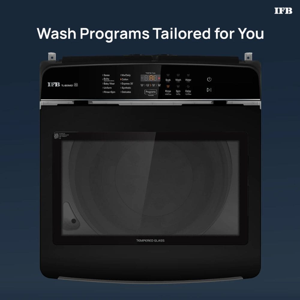 IFB 8 Kg 5 star Fully-Automatic Top Load Washing Machine (TL801MG1 Grey)