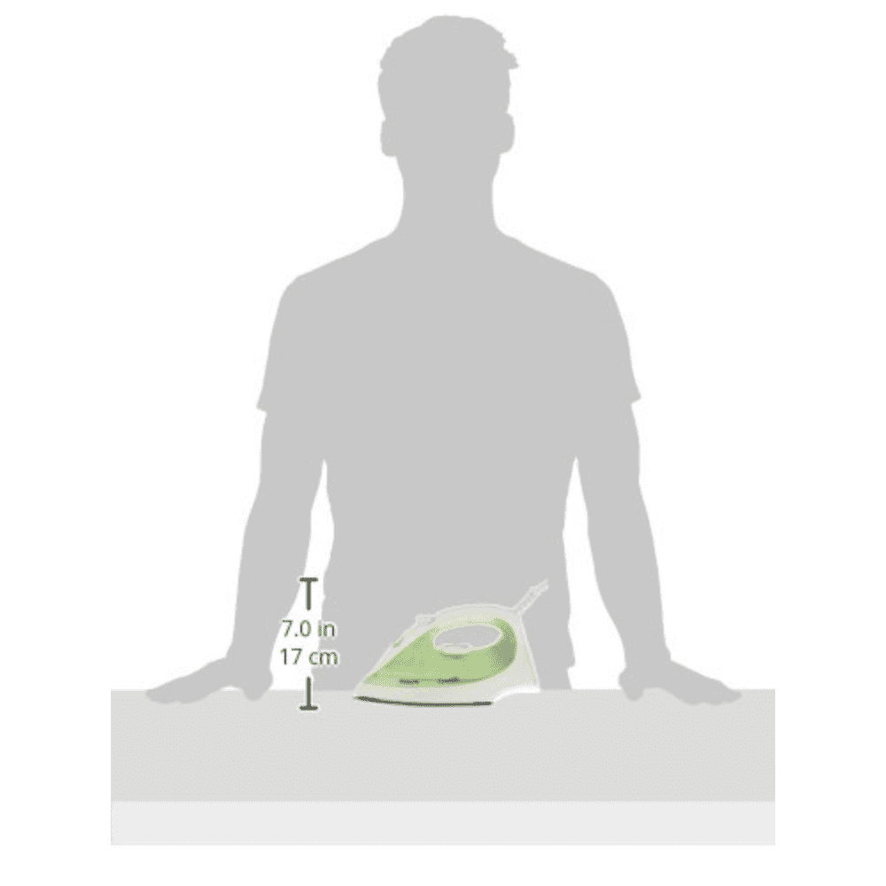 Philips GC1010/01, 1200 Watt Comfort Steam Spray Iron (Green)