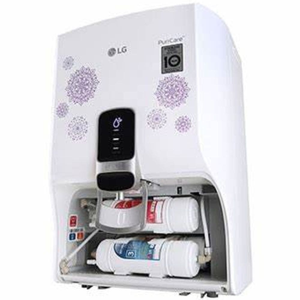 LG WW145NPW, 8 Litres RO+UV Stainless Steel Tank Wall Mountable Water Purifier, White