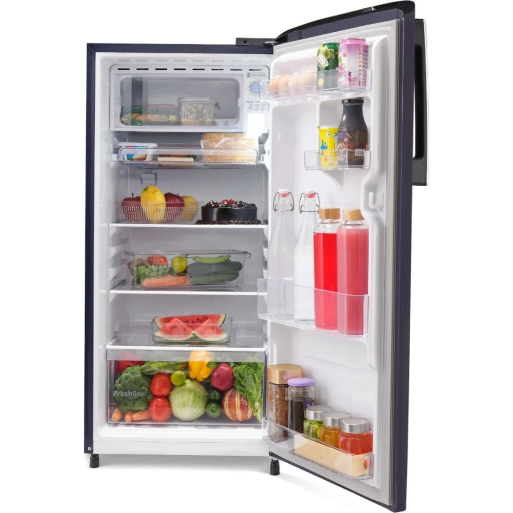 Voltas Beko 175 Ltrs, 2 Star Direct Cool Single Door Refrigerator (RDC208D1, Blue)