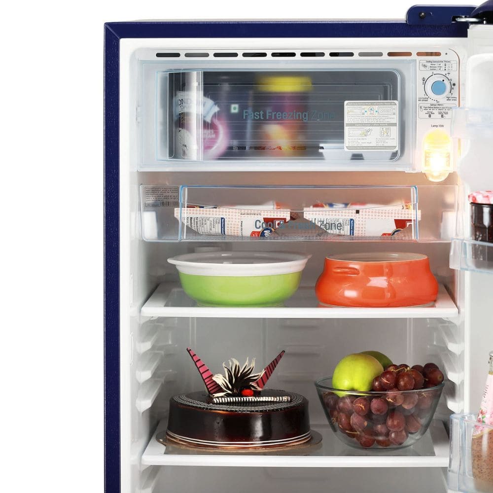LG 201 Ltrs 3 Star Inverter Direct Cool Single Door Refrigerator ( GL-B211HRWD, Blue Euphoria)