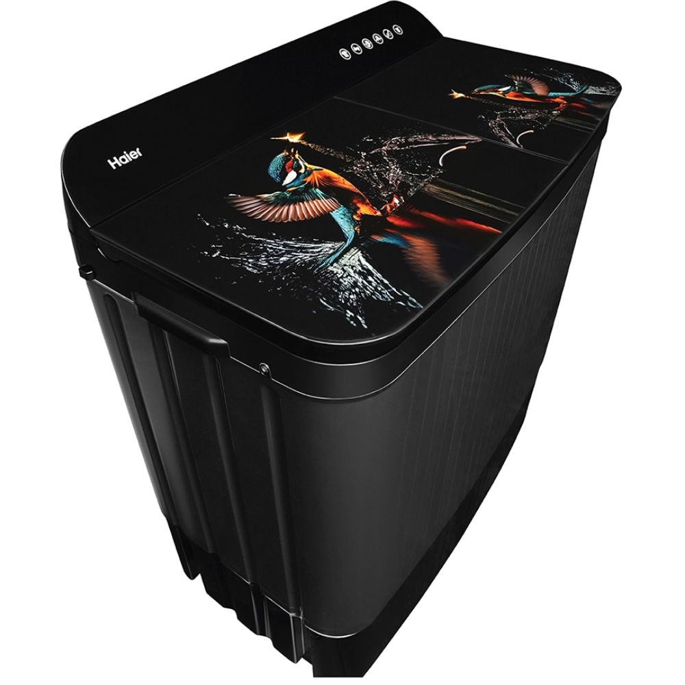 Haier 11 Kg 5 Star Semi-Automatic Top Load Washing machine (HTW110-178FL, Champaign Gold)