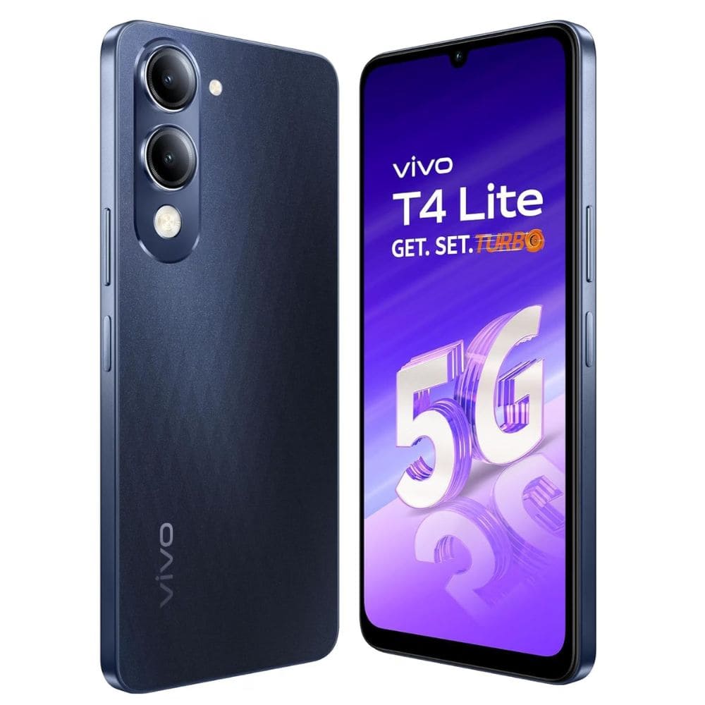 Vivo T4 Lite 5G 4/128G, Powerful 5G with Camera Control Android Phone (Available in Multi Colour)