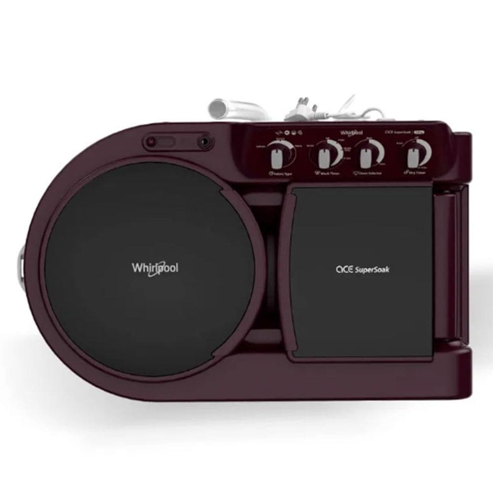 Whirlpool 7 Kg 5 Star Semi-Automatic Top Load Washing machine (ACE 7.0 SUP SOAK 5YR, Wine)