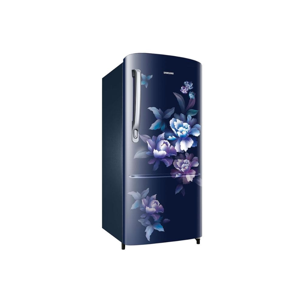 Samsung 183 Ltrs, 2 Star Digital Inverter, Direct Cool Single Door Refrigerator (RR20H2712HVN Himalayan Poppu Blue)