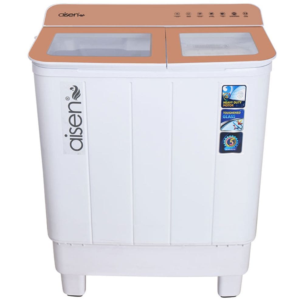 Aisen 7 Kg 5 Star Semi-Automatic Top Load Washing machine (A70SWT640,White)