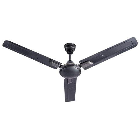 Usha Airostrong, 1200mm 3 Blade Ceiling Fan, High Air with Rust Free Aluminium (Metallic Black)