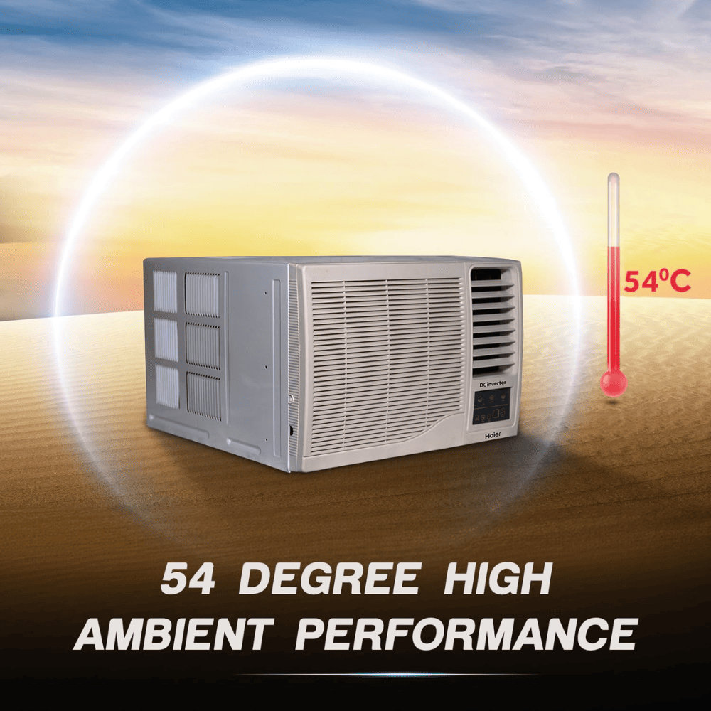 Haier 1.5 ton 3 Star Inverter Window Air Conditioner (HWU18I-AOW3BN-INV)