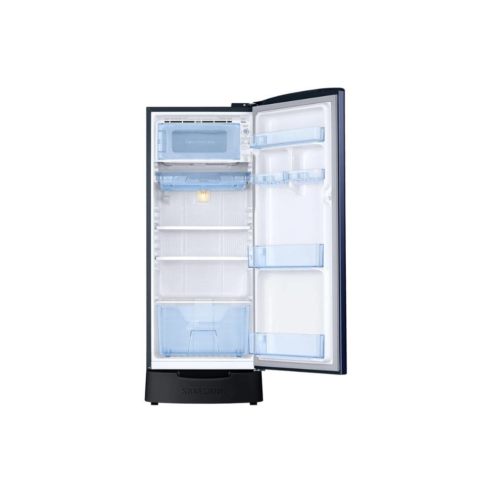 Samsung 183 Ltrs, 2 Star Digital Inverter, Direct Cool Single Door Refrigerator (RR20H1812HV, Himalayan Poppy Blue)