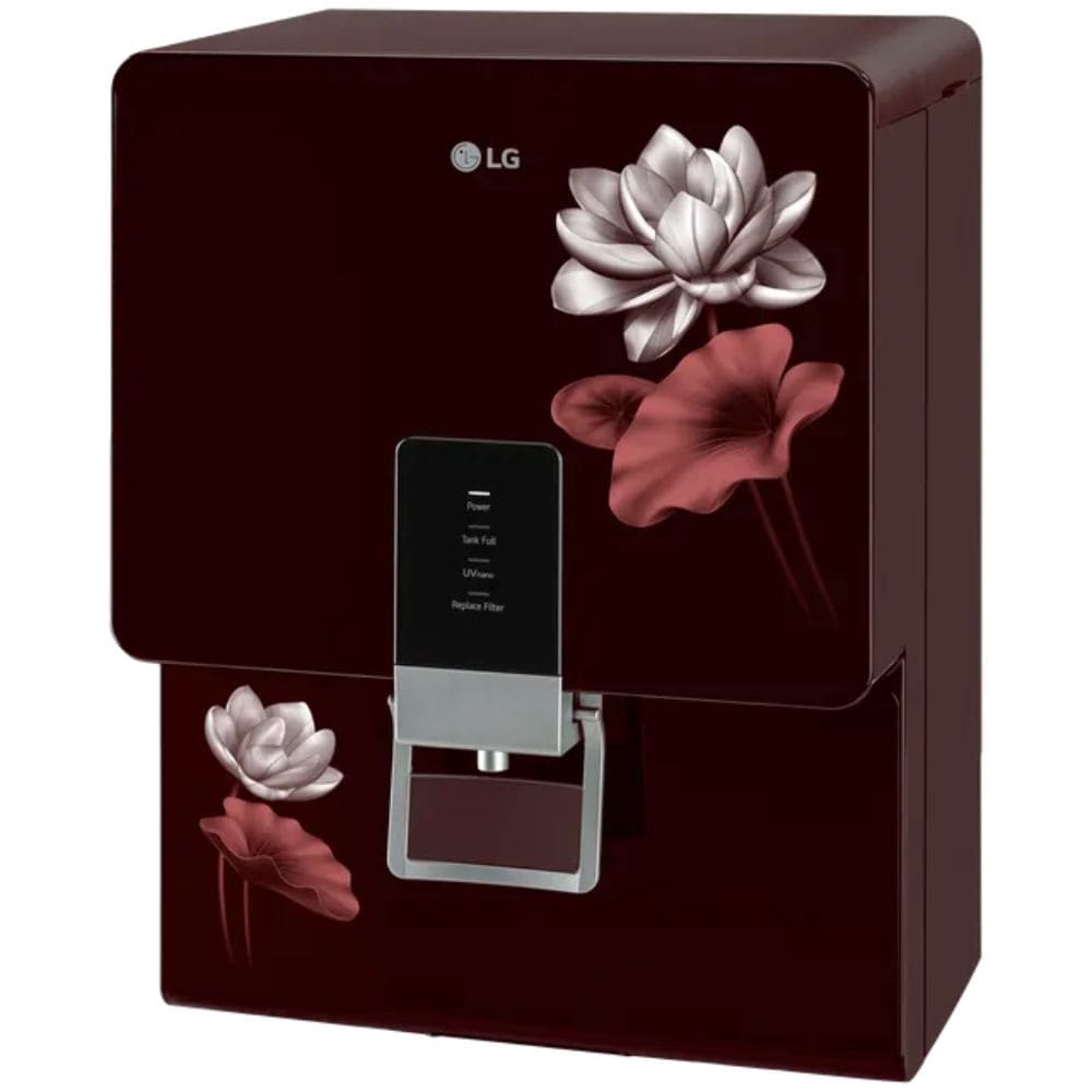LG WW156RPTC, 8 Litres RO+ Stainless Steel Tank Wall Mountable Water Purifier, Crimson Red