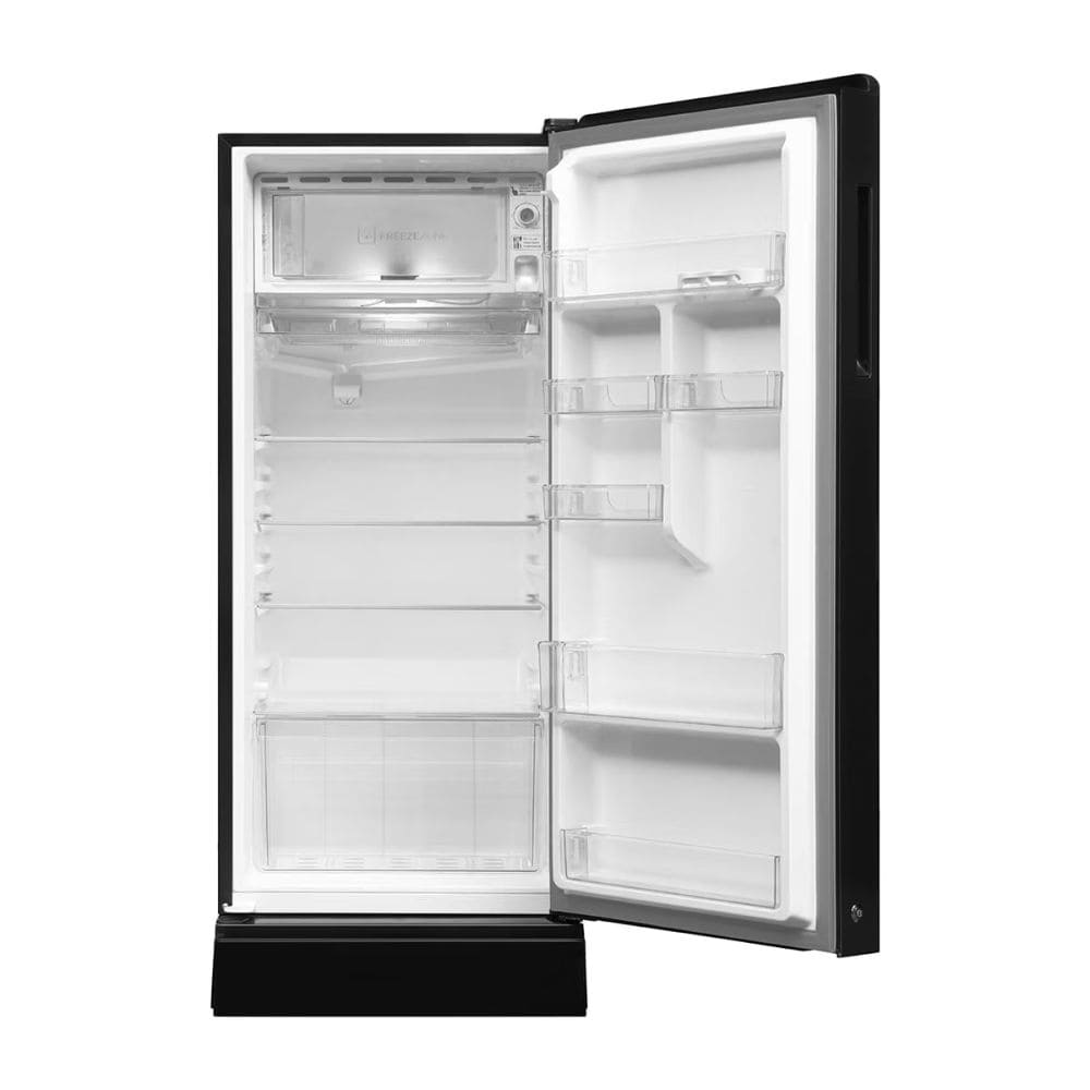 Haier 190 Ltrs, 3 Star Direct Cool Single Door Refrigerator (HRD 2103PSGA P, Nickel black)