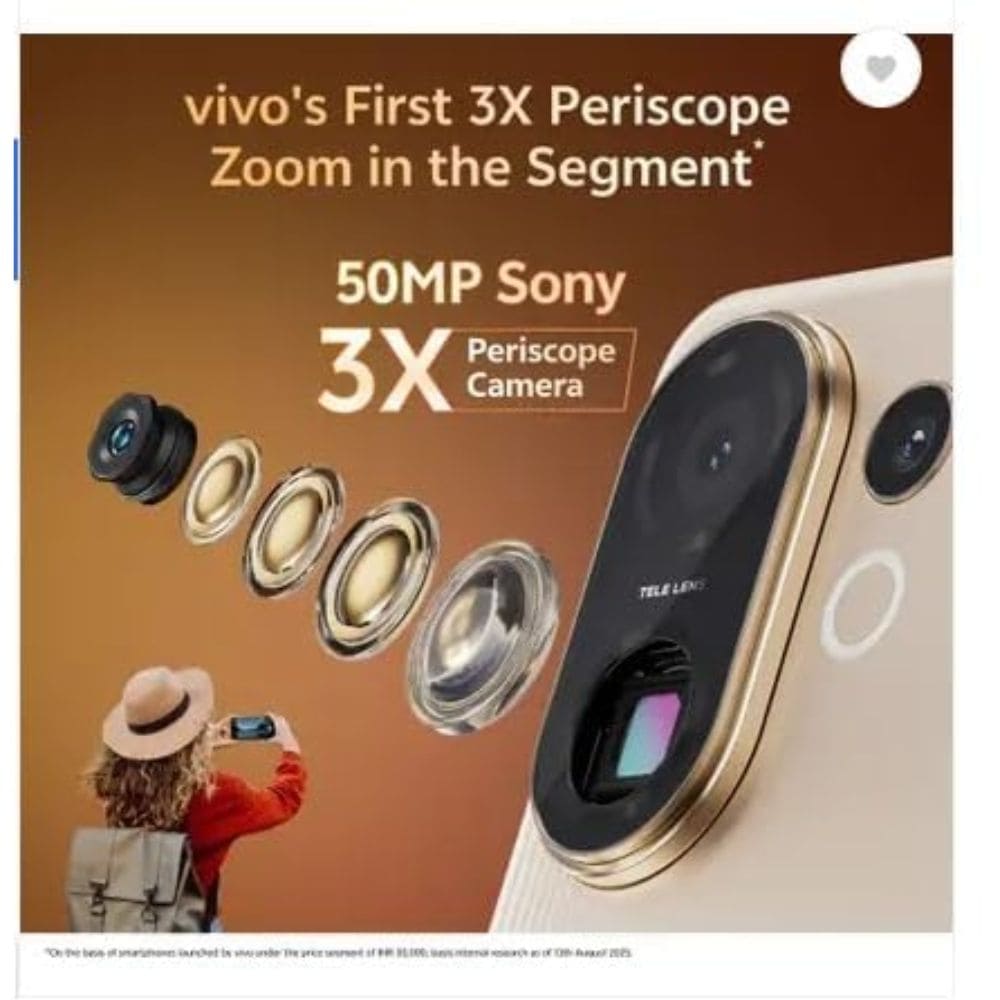 Vivo T4 Pro 5g 8/256G, Powerful 5G with Camera Control Android Phone (Available in Multi Colour)