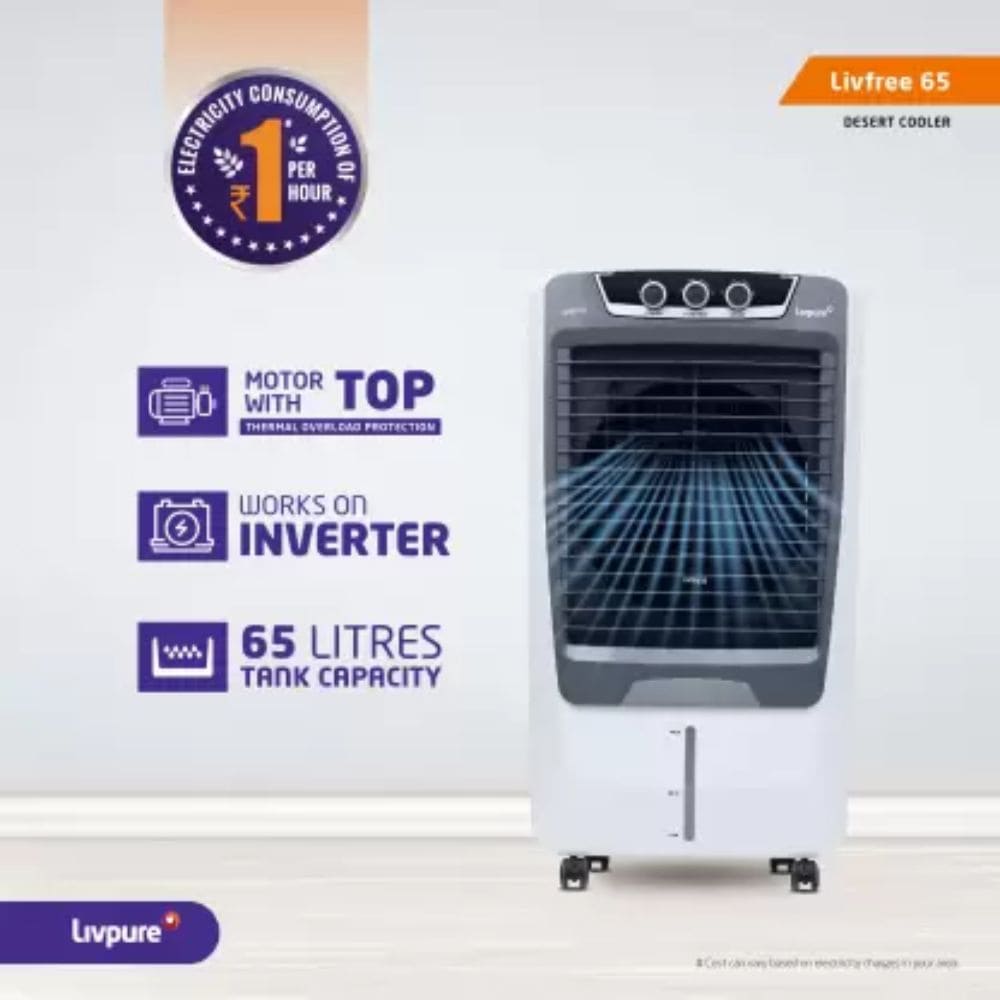 Livpure 65 Ltrs Desert Room Air Cooler (superior livfree65l)