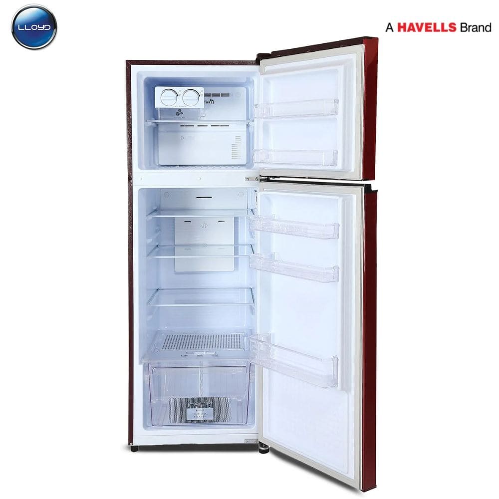 Lloyd 240 Ltrs 2 Star, Inverter Frost Free, Double Door Refrigerator (GLFF272ADWT1GC)