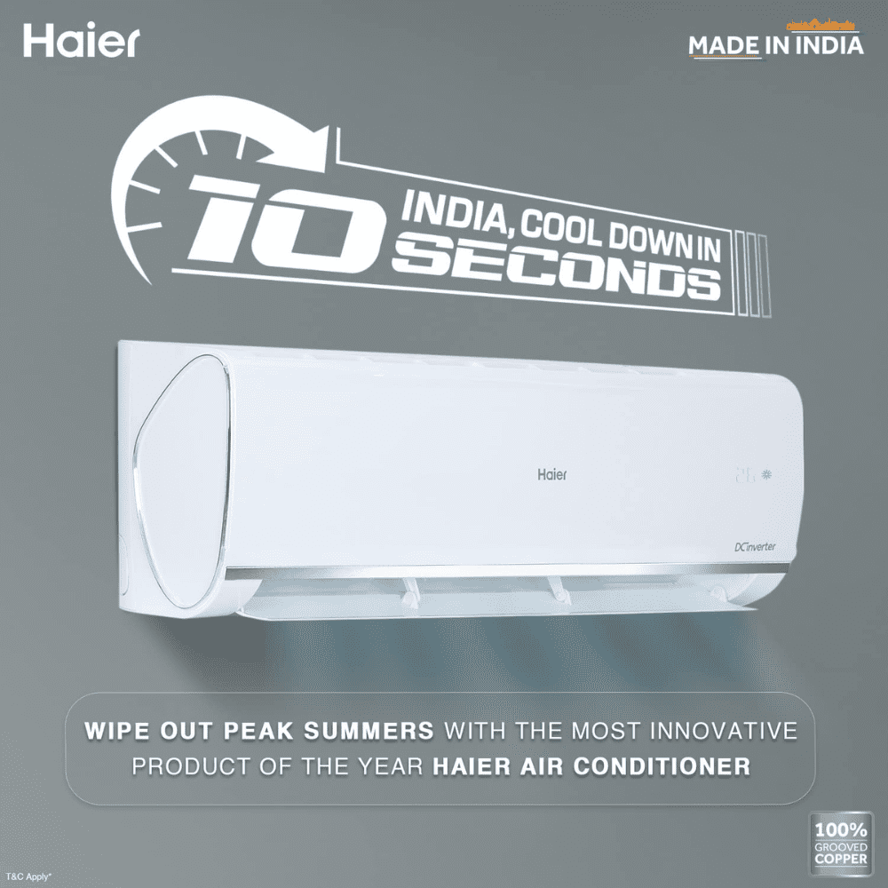 Haier 1.5 ton 5 Star Dual Inverter Split Air Conditioner (HSU18K-PYS5BN)