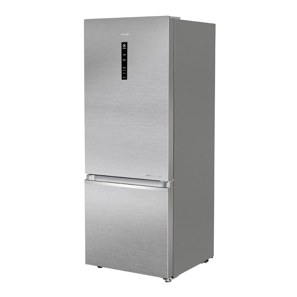 Haier 325L 2 Star Inverter Frost Free Double Door Refrigerator (HRB 3752BNSA P, Nickel Steel)