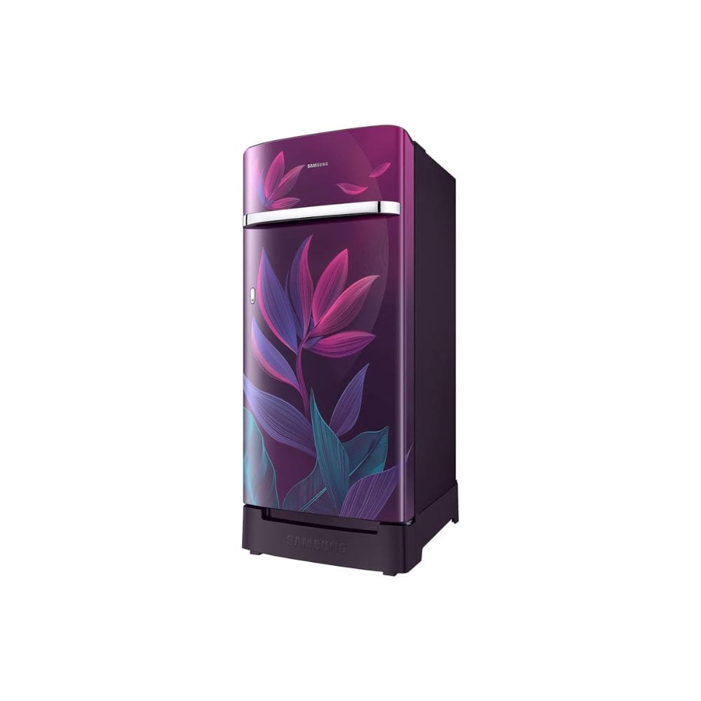 Samsung 189 Ltrs, 5 Star Digital Inverter, Direct Cool Single Door Refrigerator (RR21H2H259R, Paradise Bloom Red)