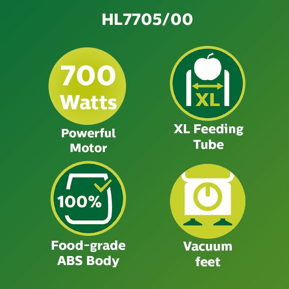 Philips 700 Watt Viva Juicer Mixer Grinder (HL7705/00, Pistil Red)