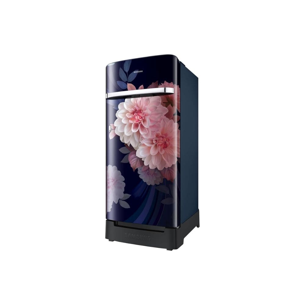 Samsung 189 Litres 5 Star Direct Cool Single Door Refrigerator With Anti Bacterial Gasket (RR21H2H25BB, Begonia Blue)