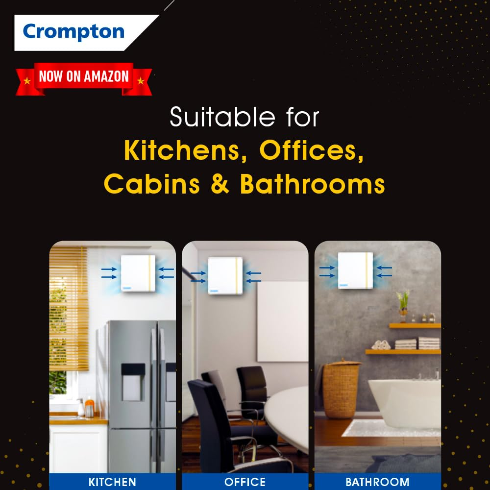 Crompton 150mm Ventilation Fresh Air Exhaust Fan (Mountair New)