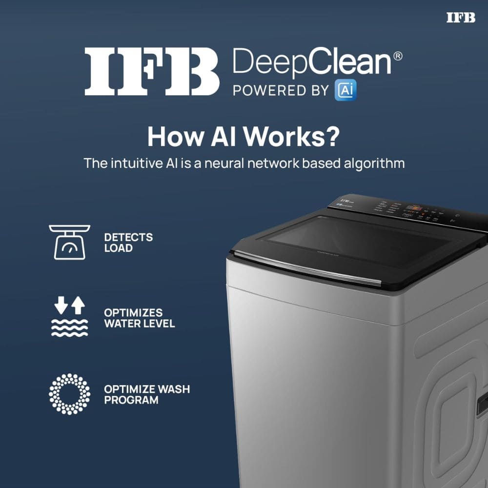 IFB 8 Kg 5 star Fully-Automatic Top Load Washing Machine (TL801MG1ID, Silver)