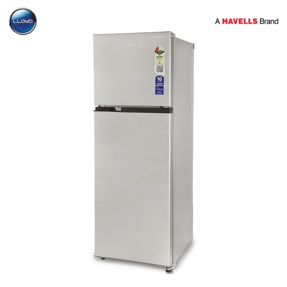 Lloyd 240 Ltrs 2 Star, Inverter Frost Free, Double Door Refrigerator (GLFF272AMST1GC)