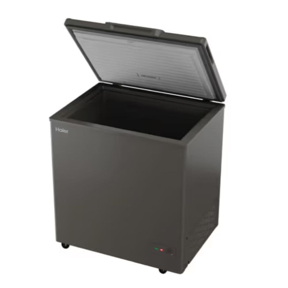 Haier HFC-235SET4, 235 Ltrs 4 Star Single Door Hard Top Convertible Deep Freezer, Titanium Grey