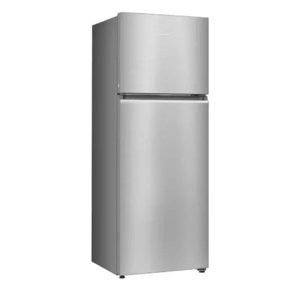 Haier 328 Ltrs, 2 Star Frost Free Double Door Top Mount Refrigerator (HRF 4082BISA P,Inox Steel)