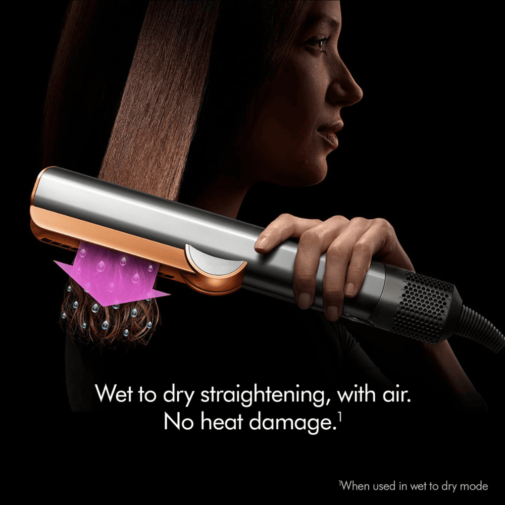 Dyson 408213-01, Wet to Dry Hair Straightener (Nickel & Copper)