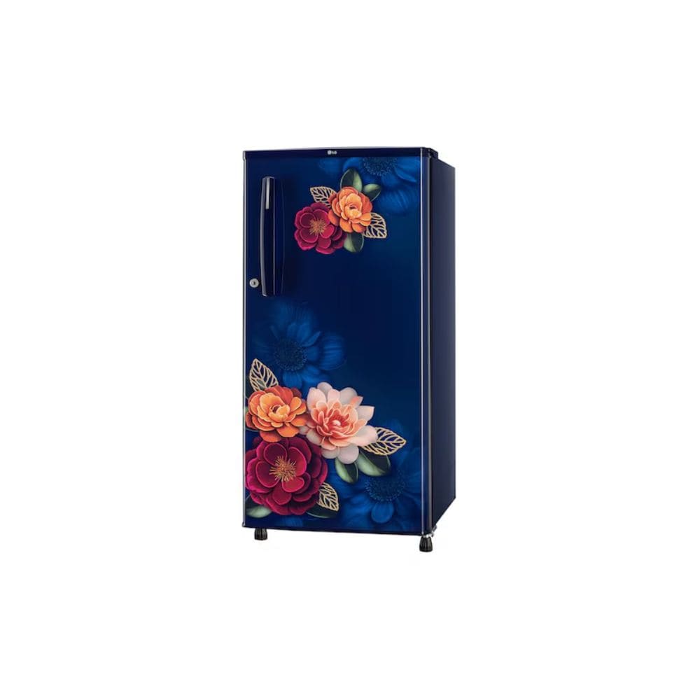 LG 185 Ltrs 1 Star Direct Cool Single Door Refrigerator (GLD1915WOBK, Blue Klase)