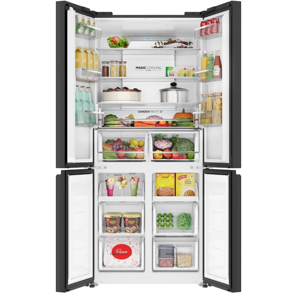 Haier 520 Ltrs, 3 Star Lumiere Frost Free Inverter Door Side by Side Refrigerator (HRB 600MGU1, Mirror Glass)