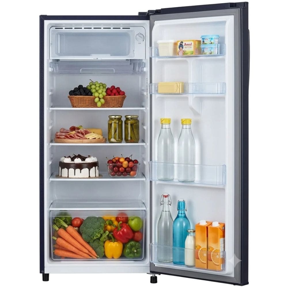 Lloyd 195 Ltrs, 3 Star Direct Cool Single Door Refrigerator (GLDG213DJBAI, Blue)