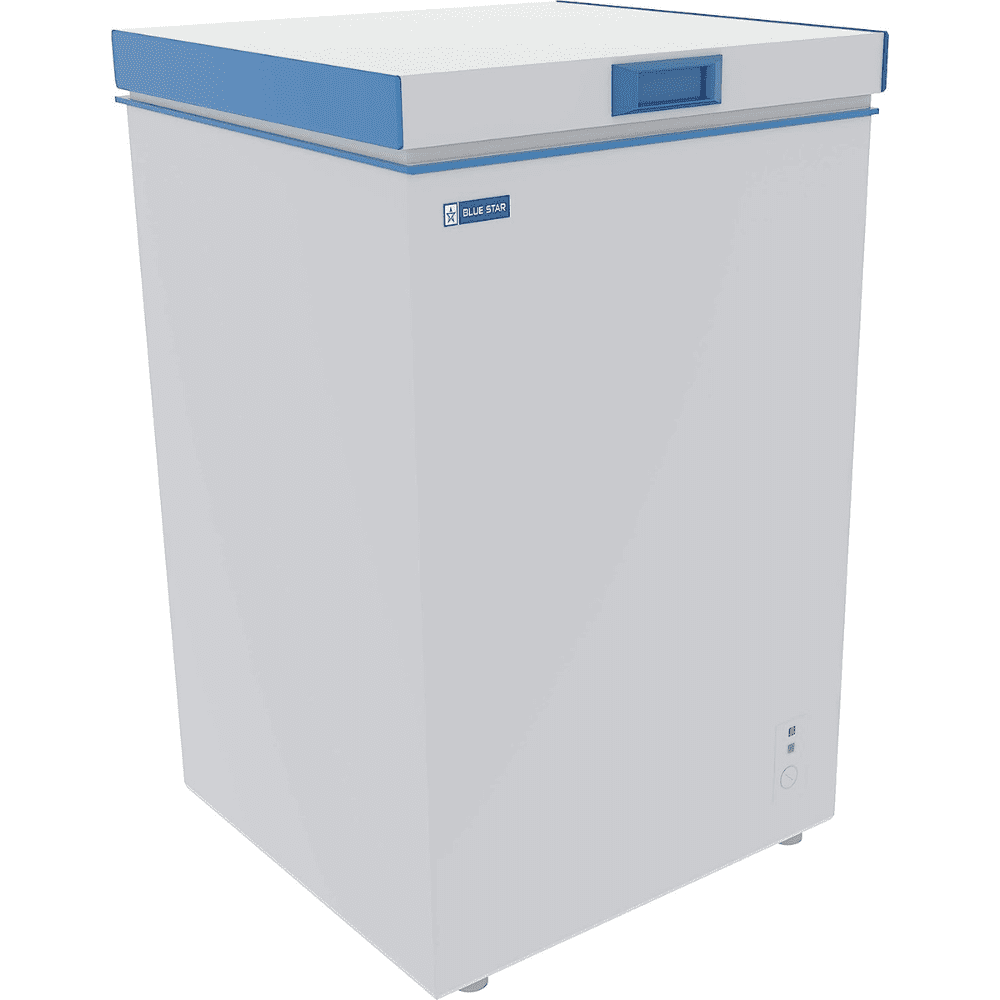 Blue Star CHFSD100DHSW, 95 Ltrs Single Door Deep Freezer, White
