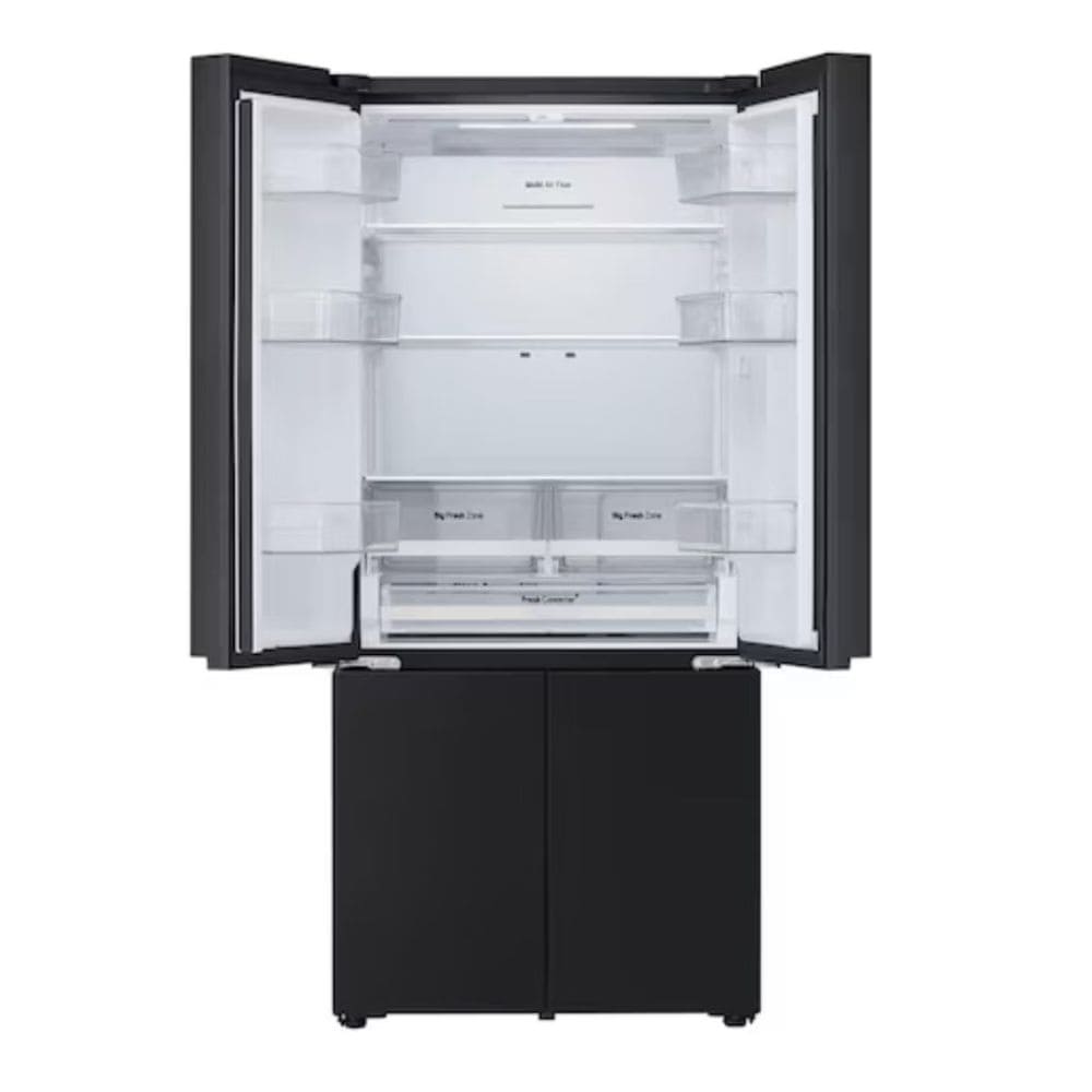 LG 610 Ltrs, Frost Free French Door Refrigerator (GV B25FFGMBBlack Glass Finish)