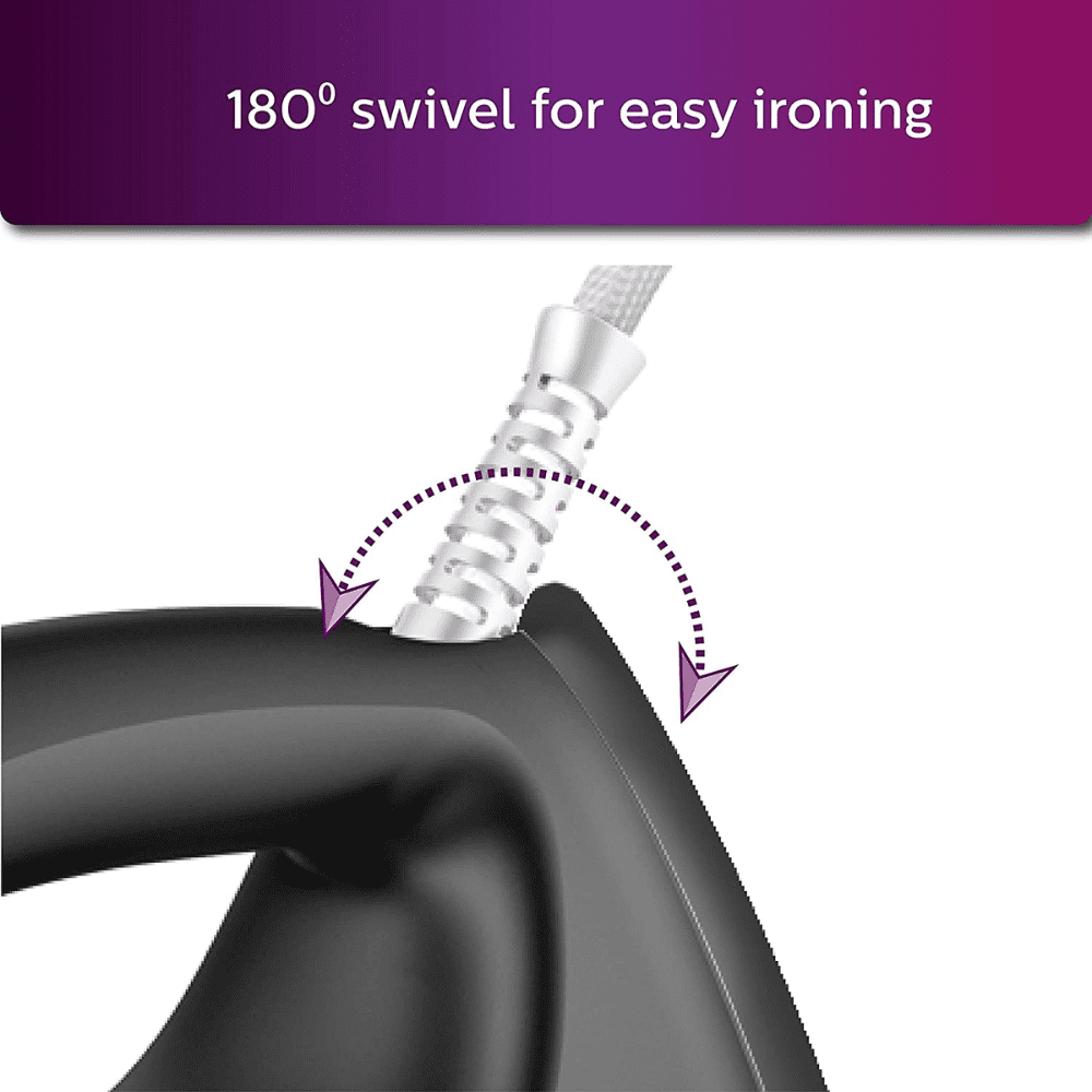 Philips GC181/80, 1000 Watt Dry Iron (Black)