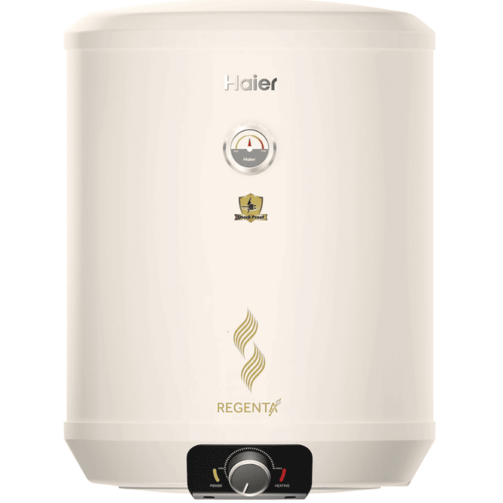 Haier 15 Ltrs Storage 5 Star Wall Mounting Water Heater Geyser (ES15V-REGENTA (I) White)