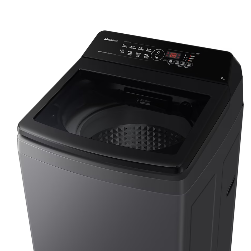 Samsung 8 Kg 5 Star Fully Automatic Top Load Washing Machine (WA80BG4441BD, Grey)