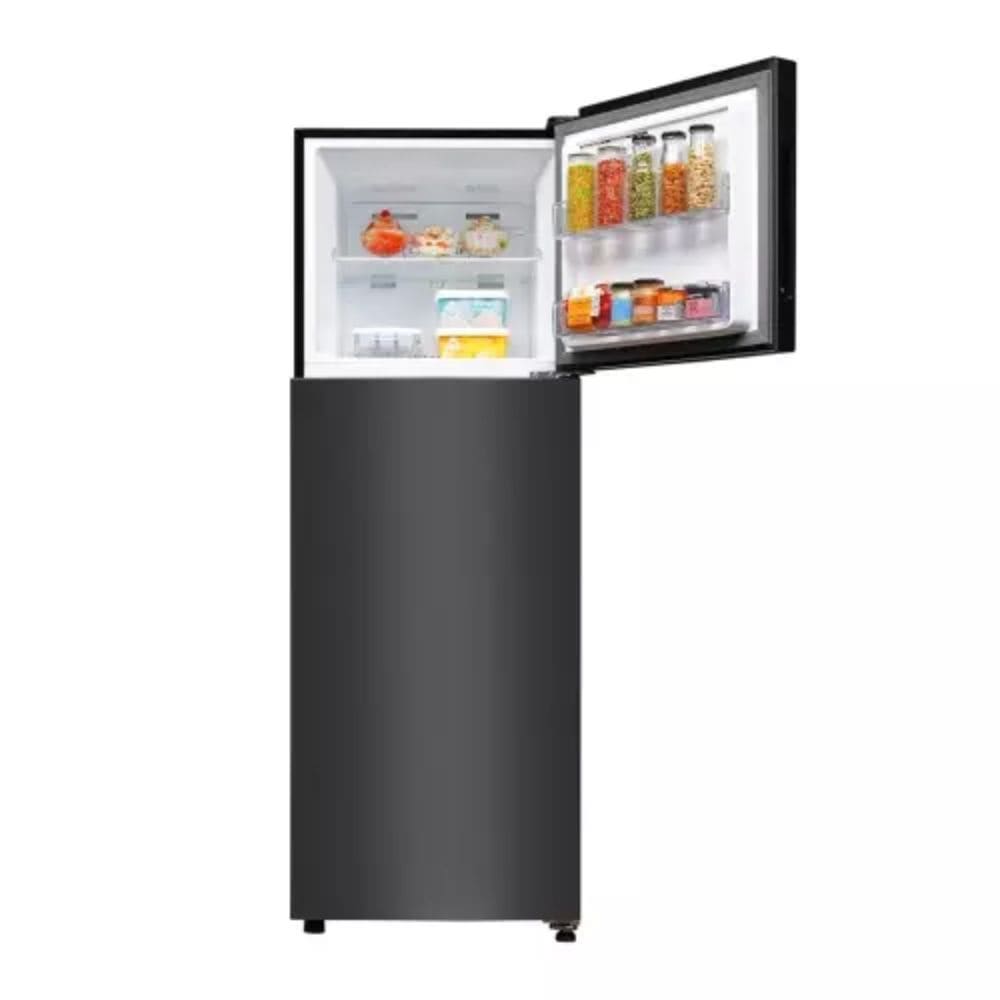 Haier 240 Ltrs, 1 Star Frost Free Double Door Top Mount Refrigerator (HRF 2901EGBA P,black)
