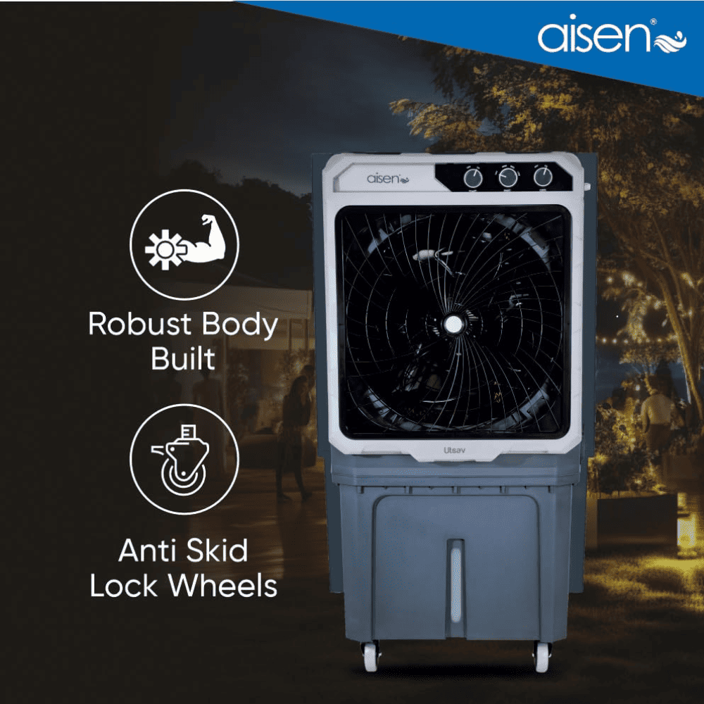 Aisen 140 Ltrs Utsav Desert Air Room Cooler (AC4DMH980)