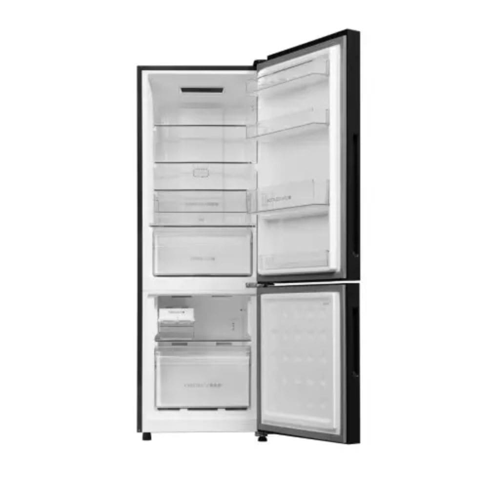 Haier 237 Ltrs, 2 Star Frost Free Double Door Bottom Mount Refrigerator (HRB 2872EKGA P)