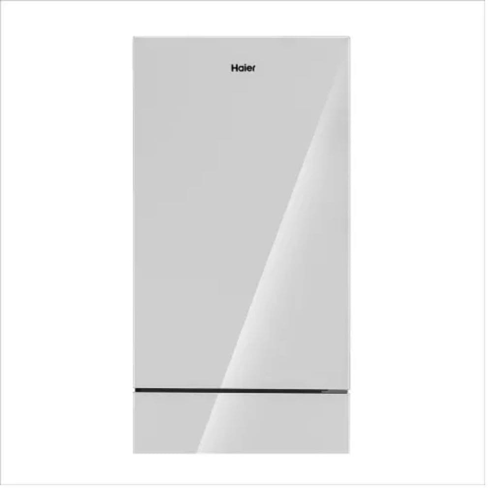Haier 237 Ltrs, 2 Star Frost Free Double Door Bottom Mount Refrigerator (HRB 2872EMGA P, Mirror Glass)